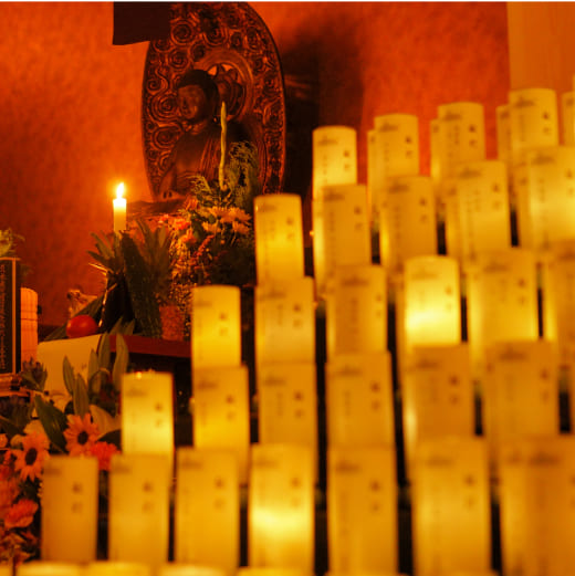 盂蘭盆会万燈供養